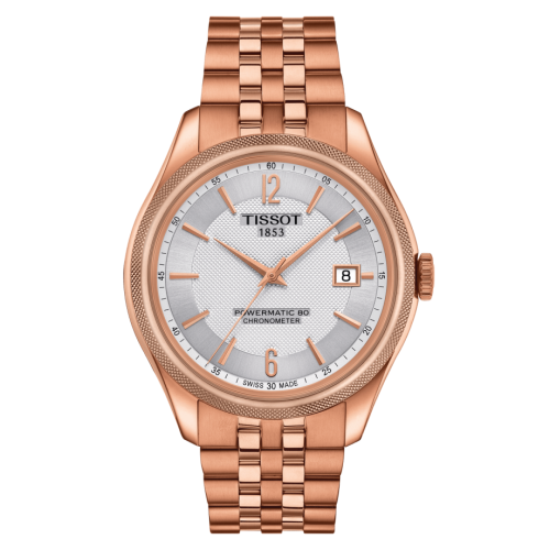 Tissot Ballade Powermatic 80 41 Rose Gold PVD / Silver / Bracelet